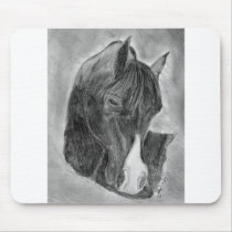 Pretty horse portrait mousemats