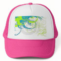 Pretty in Pink..and blue...and green. hats