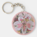 Pretty in Pink Floral Bouquet Keychain