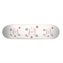 Pretty in Pink Ping Pong Skateboard Decks