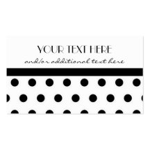 Pretty in Polka Dots Business Card