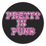 Pretty in Punk Skull Text stickers