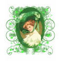 Pretty Irish Woman Vintage Design t-shirts