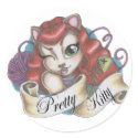 Pretty Kitty stickers