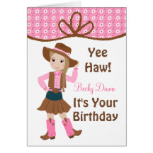 Pretty Lil' Cowgirl Cards