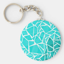 Pretty Little Blue Giraffe Pattern Key Chains