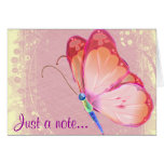 Pretty Little Glowing Butterfly cards