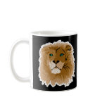 pretty male lion with blue eyes mugs