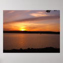 pretty marsh sunset posters