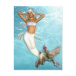 Pretty Mermaid  Postcard