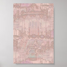 Pretty Merry-Go-Round Horses Print