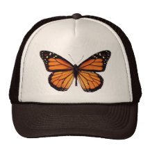 Pretty Monarch Butterfly Mesh Hats