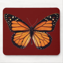 Pretty Monarch Butterfly Mouse Pad