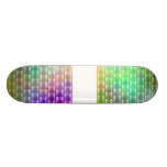 Pretty Multicolor Seahorse Pattern Design Custom Skateboard