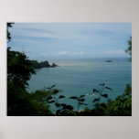 Pretty Ocean and Beach In Costa Rica posters