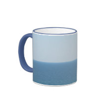 Pretty Ocean Blue Mugs