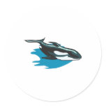 pretty orca killer whale stickers