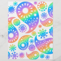Pretty Paisley Design. Custom Flyer