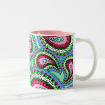 Pretty Paisley Mug