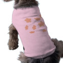 Pretty pastel flowers pet clothing