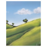 pretty peaceful rolling hills landscape flyers