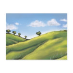 pretty peaceful rolling hills landscape postcards