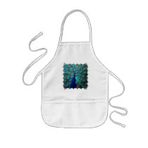 Pretty Peacock Children's Apron