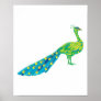 pretty peacock print