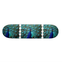 Pretty Peacock Skateboard