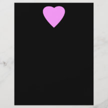 Pretty Pink and Black Love Heart. Flyers