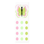 Pretty Pink And Yellow Butterfly Bookmark business cards