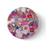 Pretty Pink Button Collage