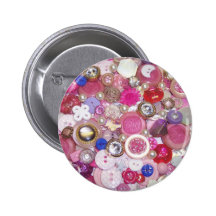 Pretty Pink Button Collage