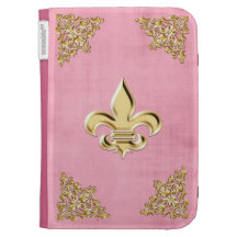 Pretty Pink Elegance Kindle Case