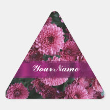 Pretty pink flower sticker