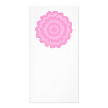 Pretty pink flower. White Background. Photo Greeting Card