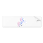 pretty pink mane unicorn bumper stickers