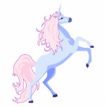 pretty pink mane unicorn photo sculptures