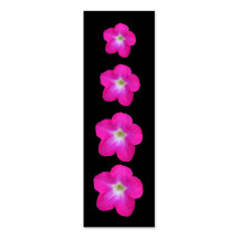 Pretty Pink Petunias Business Card Templates