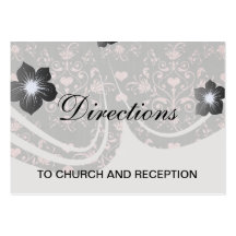 pretty pink romantic heart damask on vintage grey business cards