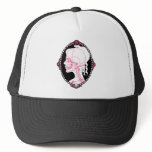 Pretty Pink Skull Cameo hats