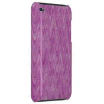 Pretty Pink Zigzag Barely There Ipod Covers