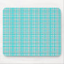 Pretty plaid design mouse pad