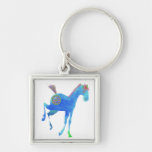 Pretty Pony in Blue Gifts & Greetings Key Chains