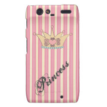 Pretty Princess Crown Motorola Razr Case Motorola Droid RAZR Covers