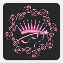 Pretty Princess Crown Sticker
