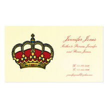 Pretty Princess or Prince Calling Card Business Cards
