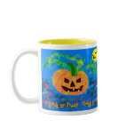 Pretty Pumpkin, Pretty Pumpkin,  Trick or Treat... mugs