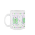 Pretty Purple And Green Butterfly Mug