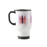 Pretty Purple And Pink Butterfly Mug